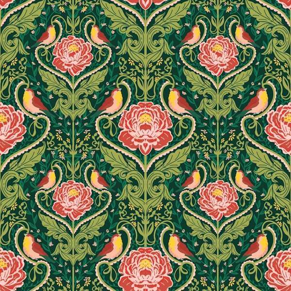 Blooming bird garden