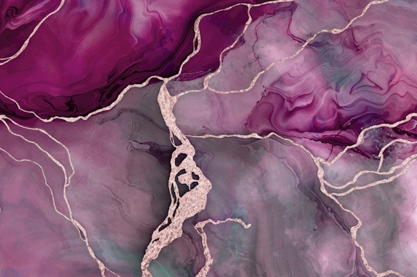 Precious Marble Luxury Chic Pink