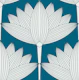 Lotus Art Deco, Kristal Teal