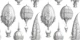 Fanciful Balloons - Black & White