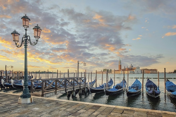 Gondolas In Venice