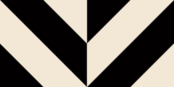 Bold Black and Cream White Diagonal Stripes