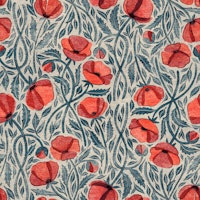 Of Sleep and Dreams Red Poppy Print behang