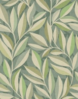 Soft Green Whispering Leaves tapete