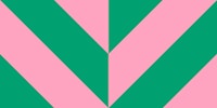 Bold Chevron Diagonal Stripes Pink and Green tapet