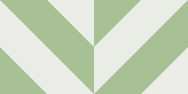 Diagonal Stripes Chevron in Sage Green