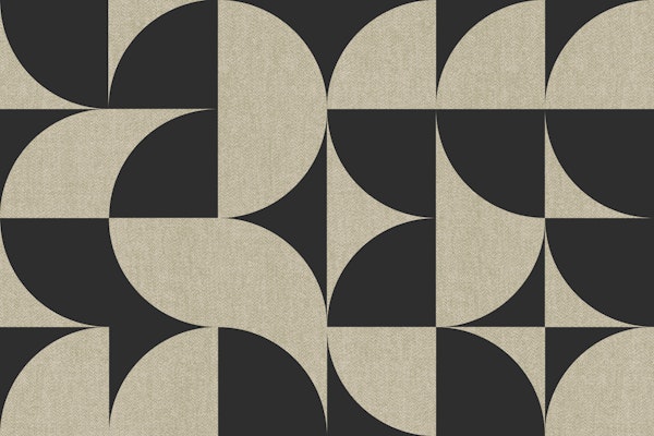 Mid-Century Muted Geometric Art