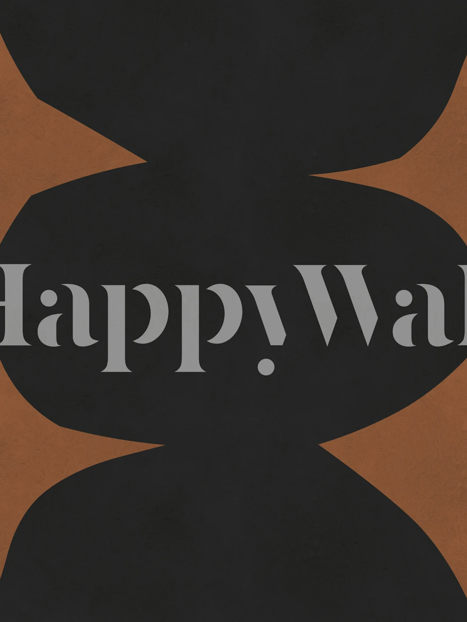 Papier peint Terracotta geometry 2 dans une pièce