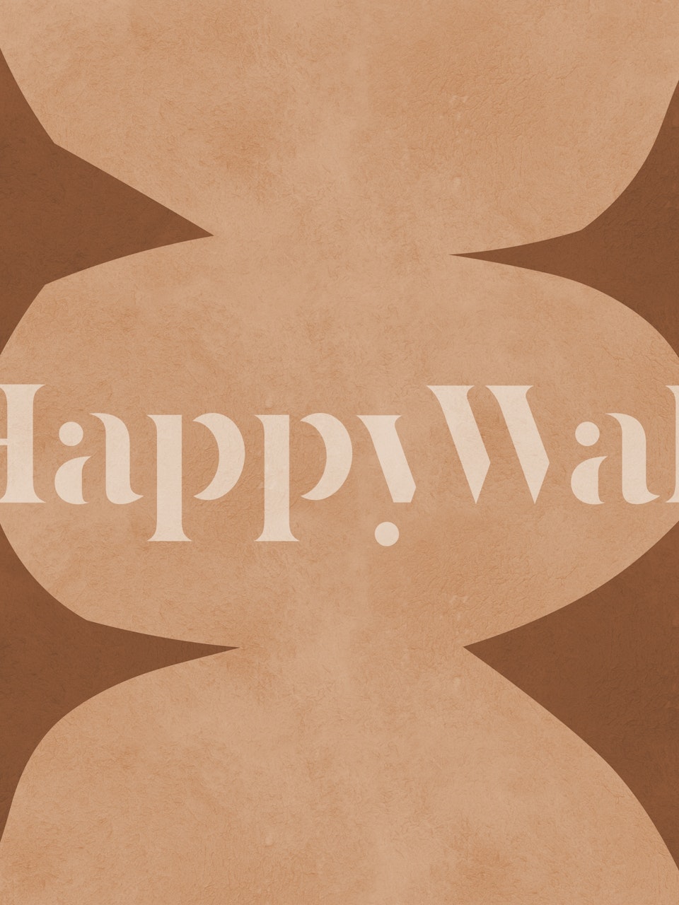 Terracotta geometry geometrisk tapetdesign i et rom