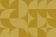 Mid-Century Muted Mustard Geometry