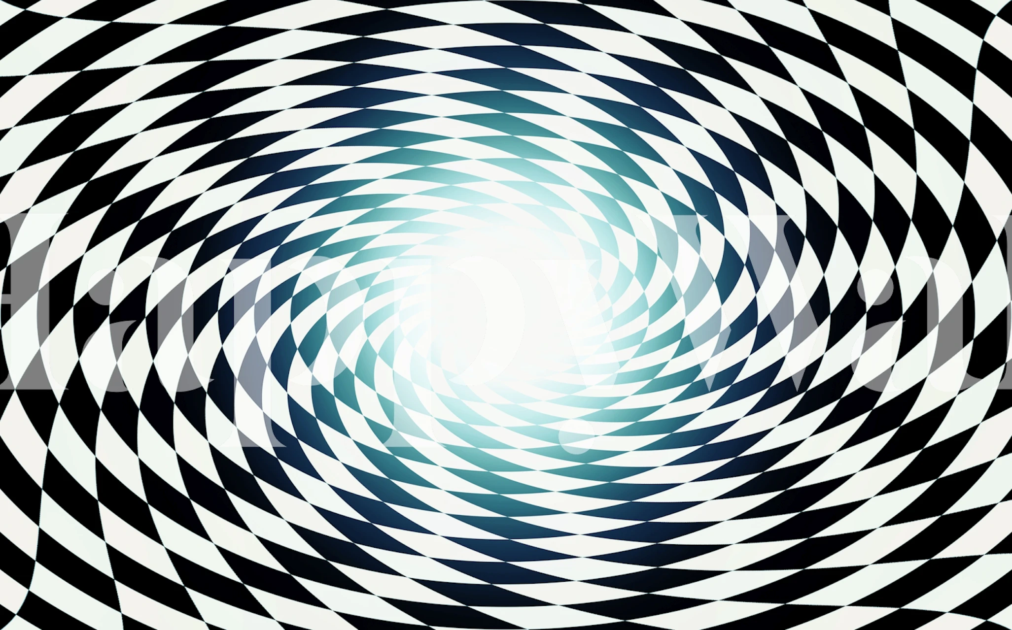 Hole in the wall Tapetdesign in einem Raum