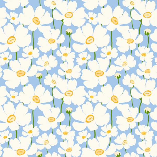 Buttercup field - blue SMALL