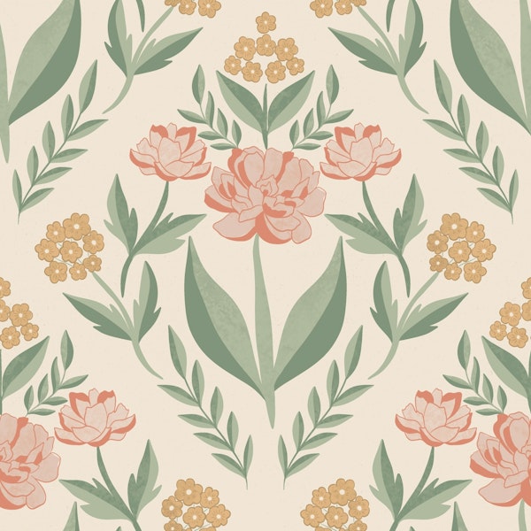 Damask Floral Nostalgia