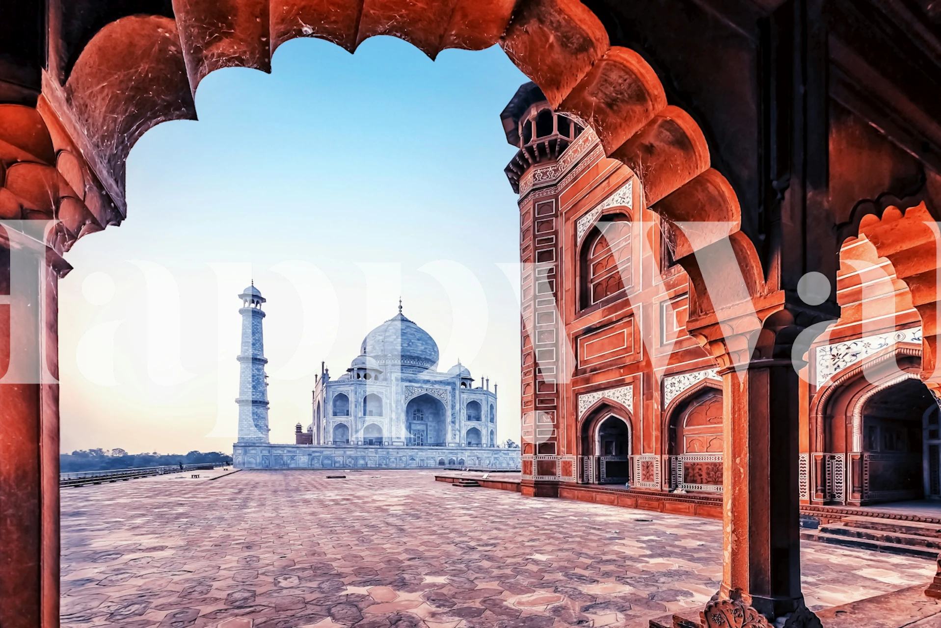 Architecture in Agra papel de pared en una habitación