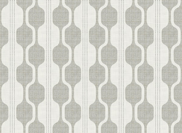 Gray flannel ogee-mid century modern