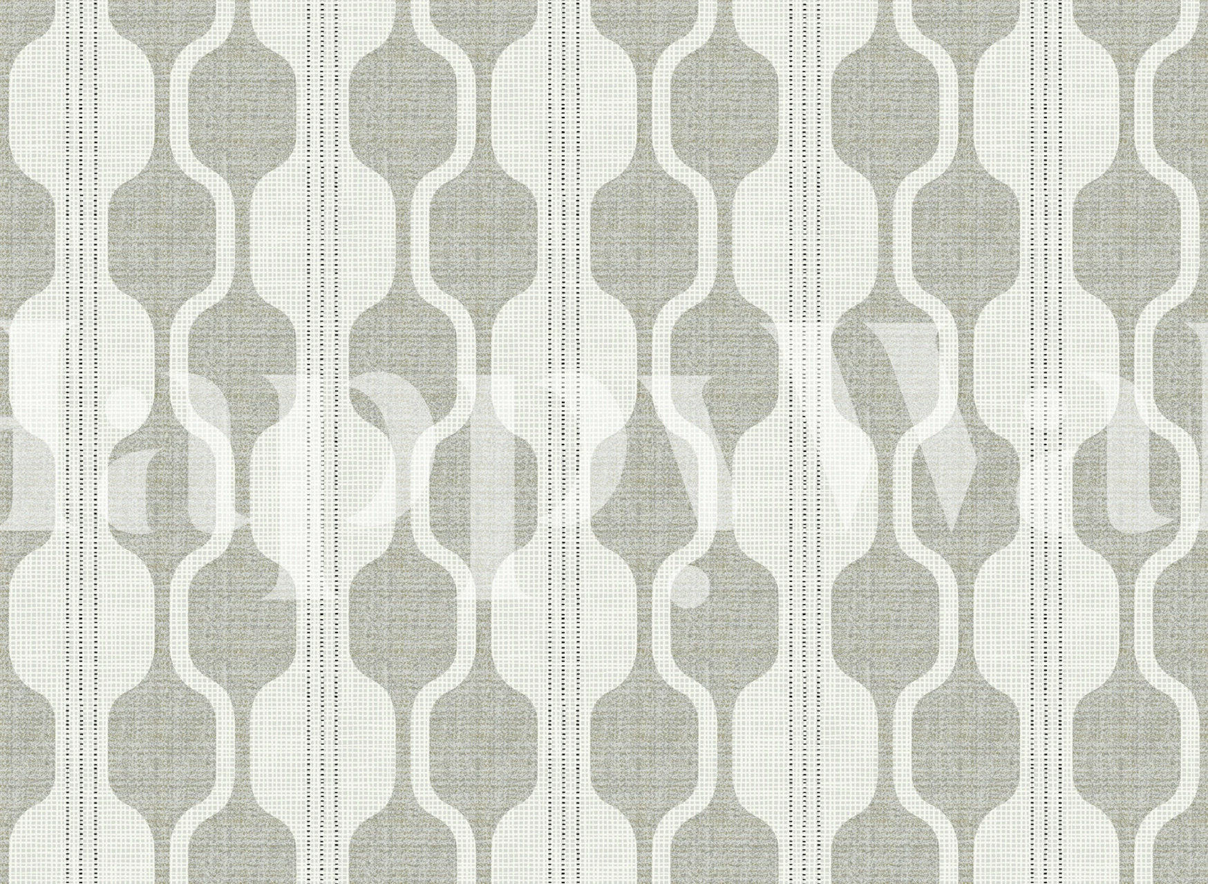 Nowoczesna, szara flanelowa fototapeta z połowy stulecia w kształcie ośli