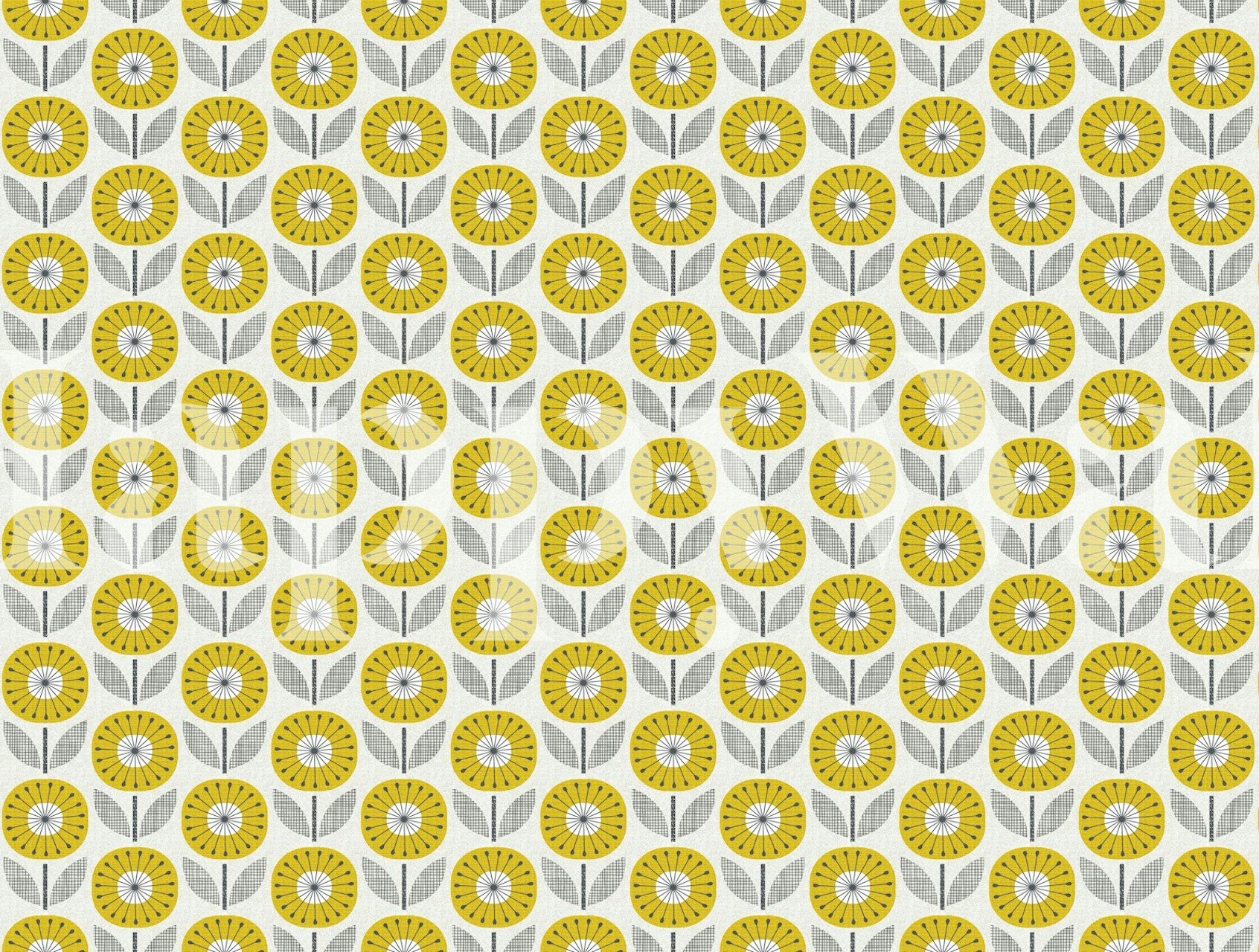 Motivo della carta da parati Sunny winter blooms in una stanza