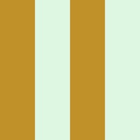 Bold vertical stripes mint gold tapete