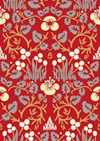 Victorian Eyebright pattern 1 tapet