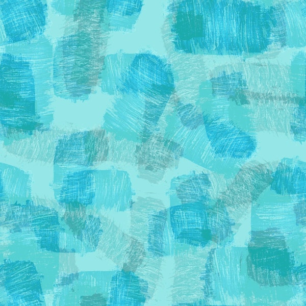 Blue Abstract Brushstrokes