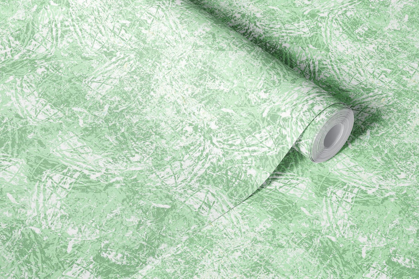 Green Plaster wallpaper roll