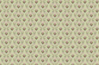 Dove And Peonies Chinoiserie Garden Green behang