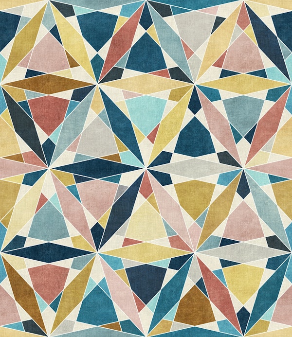 Modern Geometric Kaleidoscope Quest