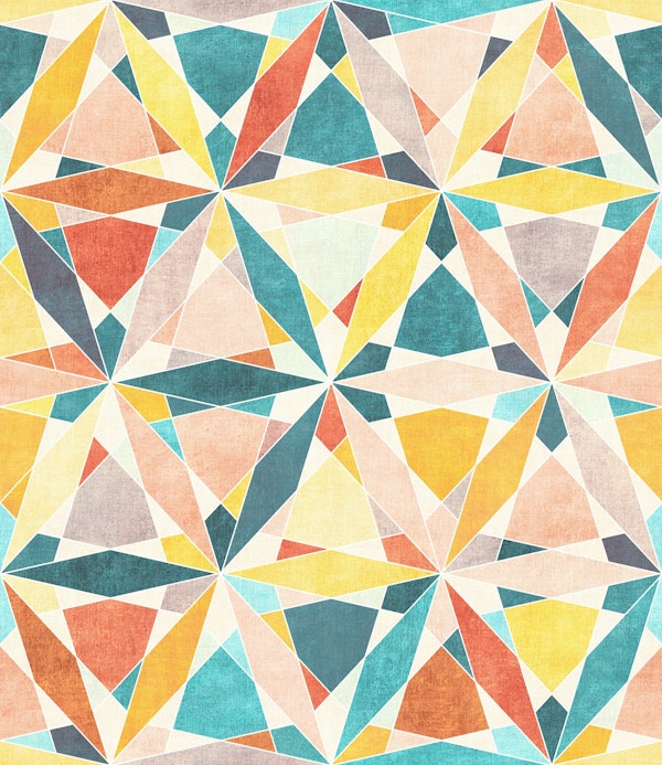 Dopamine Kaleidoscope Crystal Geometric