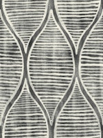 Monochrome Grey and Cream Linework Ogees ταπετσαρία