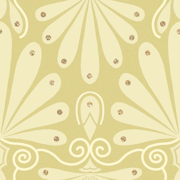 Elegant Anthemion in Gold