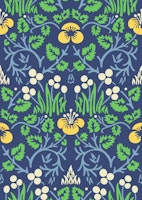 Victorian Eyebright pattern 4 behang