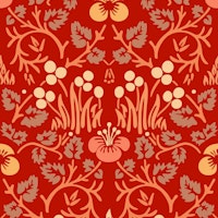 Victorian Eyebright pattern 5 wallpaper