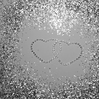 Sparkling Glitter Hearts 3 tapete