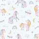 Enchanted Unicorns - blue