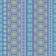 Byzantium Mediterranean Geometric Aqua Blue