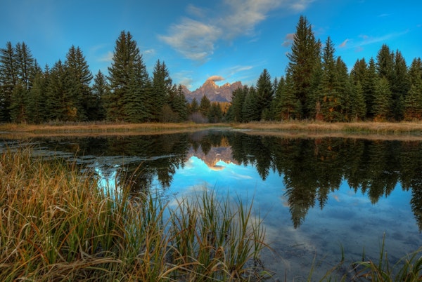 First Rays Over The Grand Tetons
