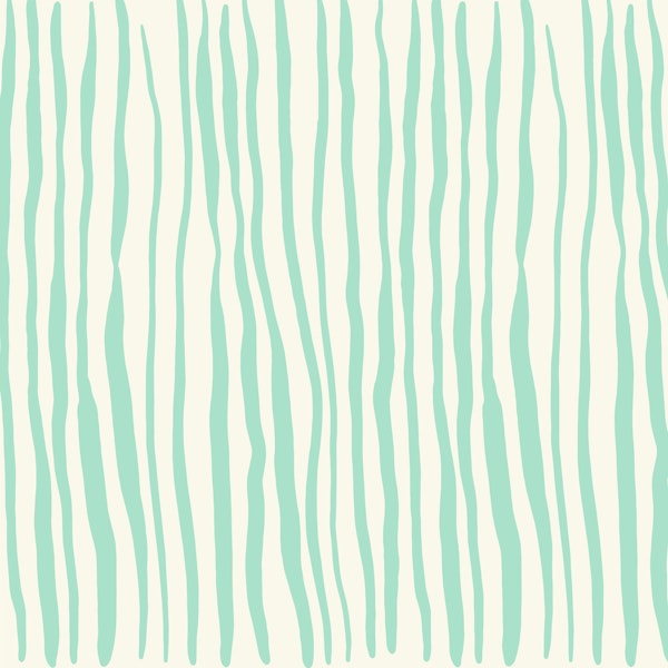 Pastel aqua and cream lines