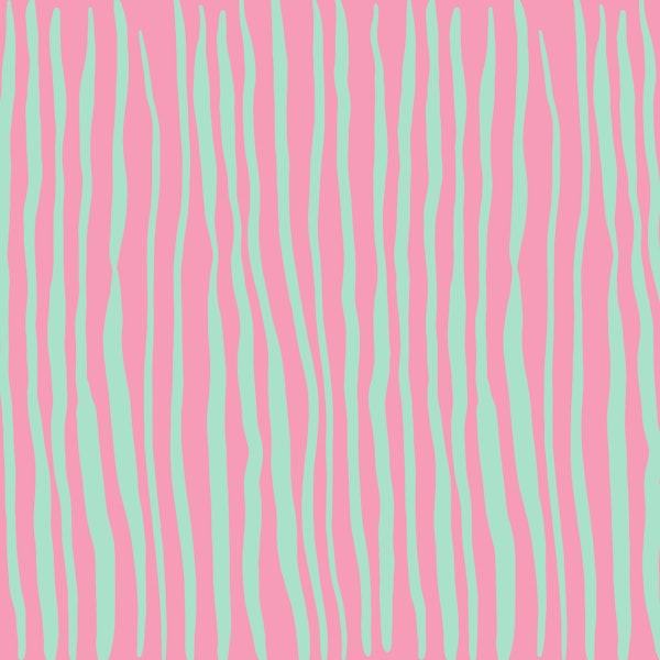 Pastel aqua and pink lines