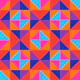 GEOMETRIC SQUARE TILES Grid - Disco Revival