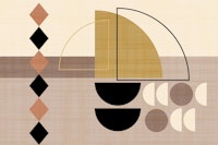 African Bauhaus behang