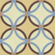 Blue retro circles