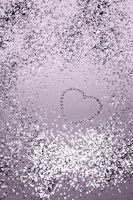 LAVENDER Lady Glitter Heart 1 ταπετσαρία