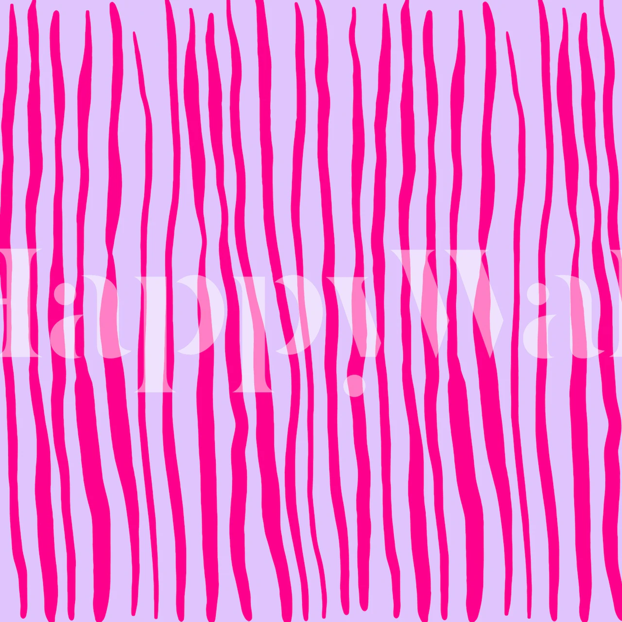 Pastel violet and magenta striped wallpaper