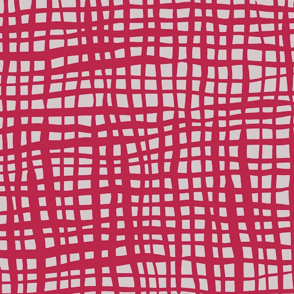 Retro grid pattern viva magenta