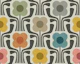 retro geometric flowers v2 - multicolor