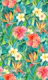 Classic Tropical Garden in Watercolors