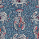 Lobster and crab coastal nostalgia navy