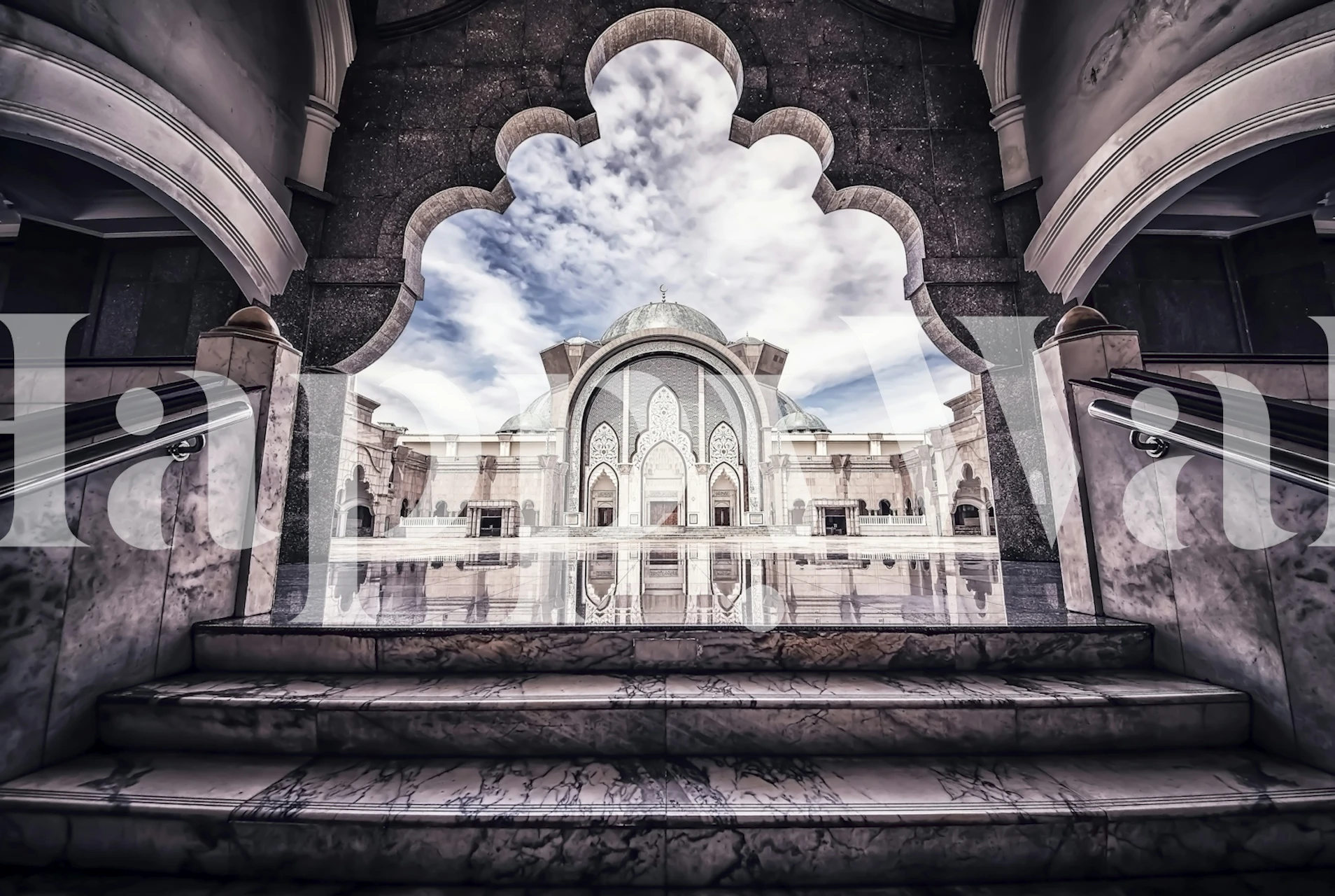 Tapeta Wilayah Persekutuan Mosque w pokoju