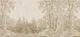 Forest Landscape Beige