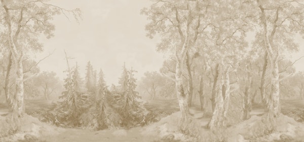 Forest Landscape Beige